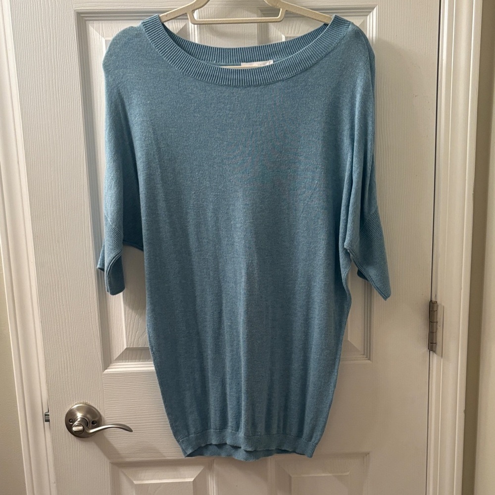Calvin Klein Teal Women's Crew Neck Sweater